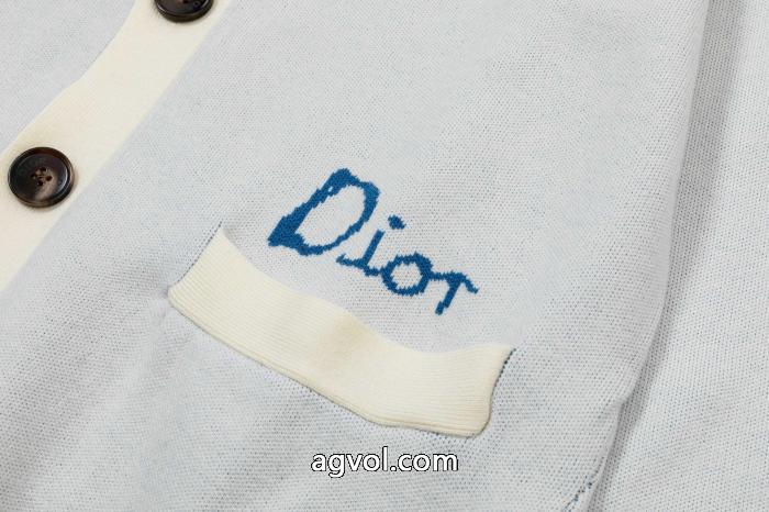 ディオールDiOr 25 ss冬の新作カーディガン定番刺繍アルファベット_0_3