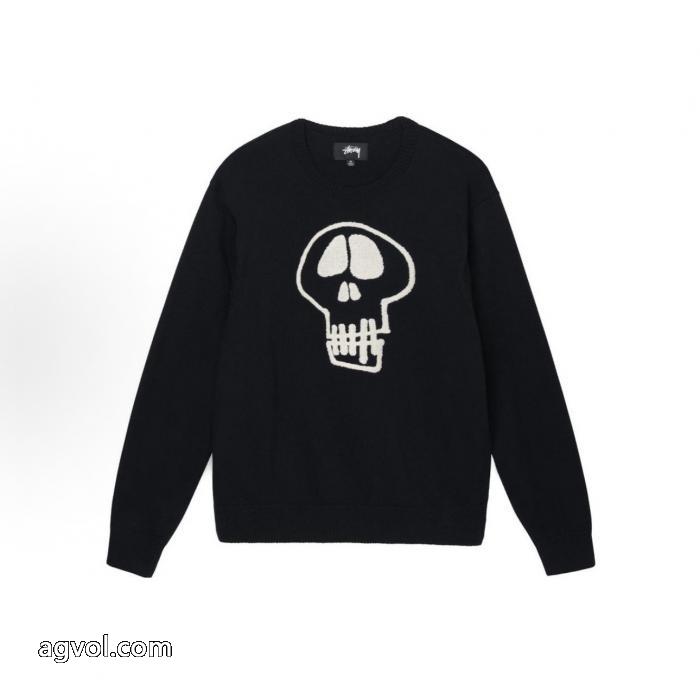 Stussyステューシーピュアカラースカルセーター_0_2