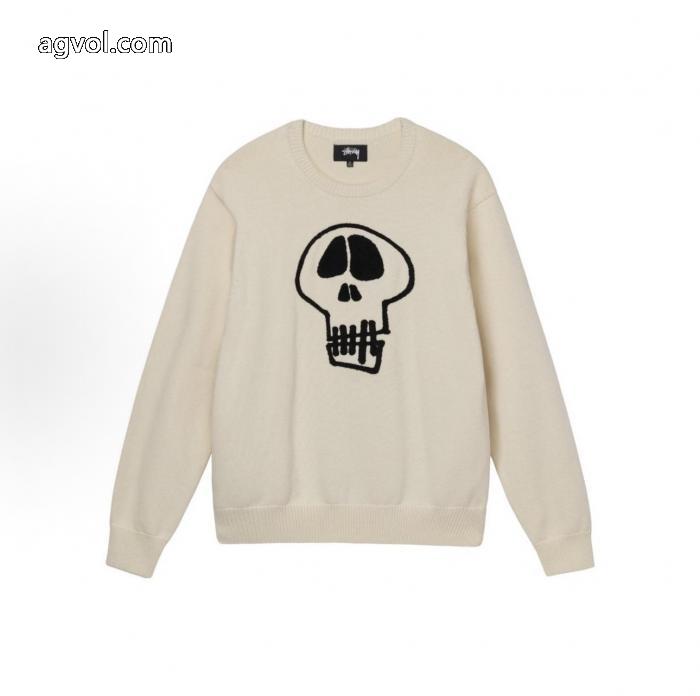 Stussyステューシーピュアカラースカルセーター_0_4