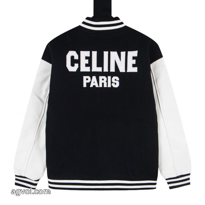 CELINE/セリーヌパッチワーク刺繍野球ウェアジャケット_0_0