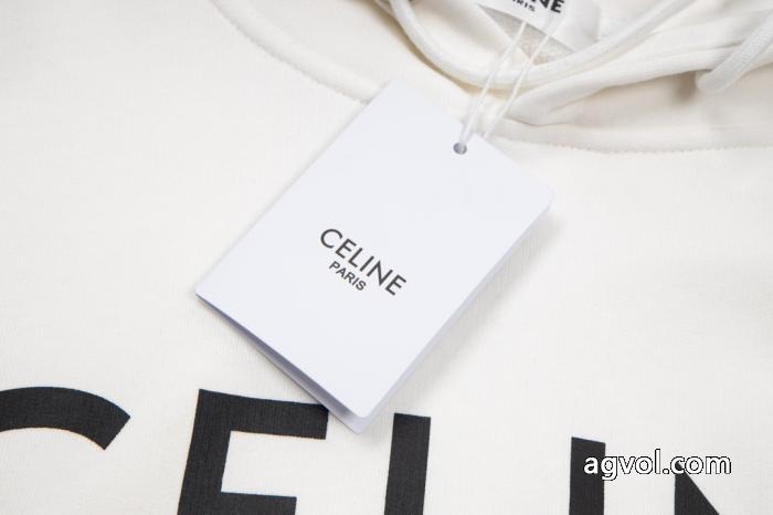Celine2025秋冬定番ロゴ連帽デジタル直噴プリントパーカー_0_1
