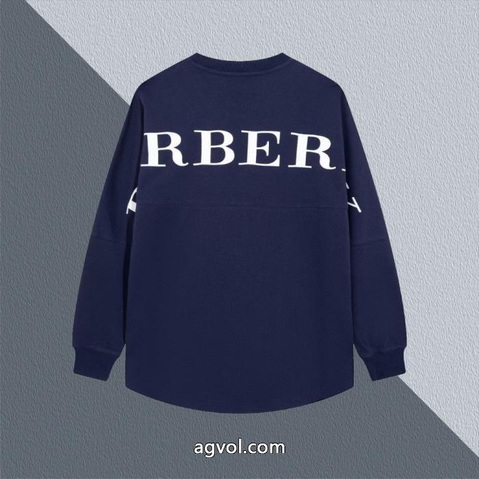 Burberry背中大文字コウモリ運動長袖男女同型_0_1