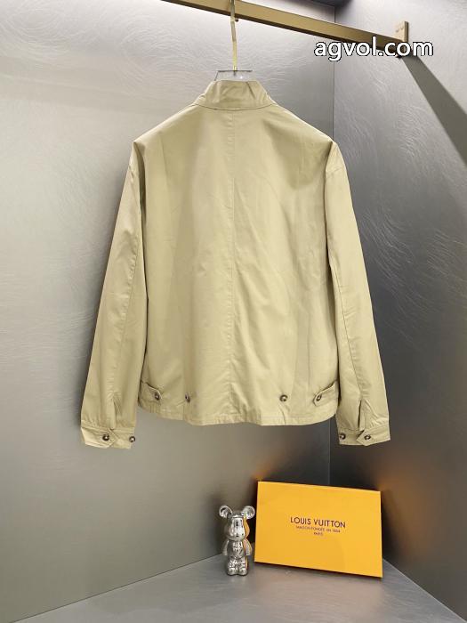 Ralph Laurenクラシック男女同型老幹部ファスナースタンドカラージャケット_0_4