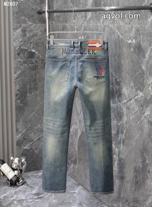 moncler2025秋冬ヨーロッパコーナー新作おしゃれスリムストレートジーンズ_0_2