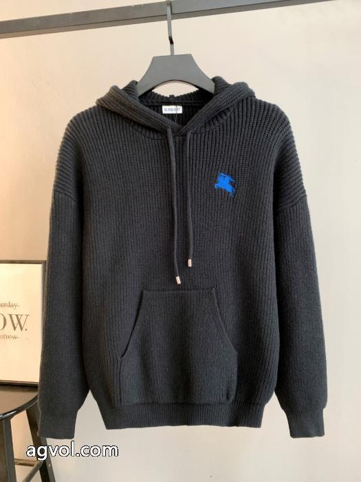 通販 ブランドキャップ付きセーター販路限定モデルクラシックな雰囲気のトップスBURBERRY_0_3