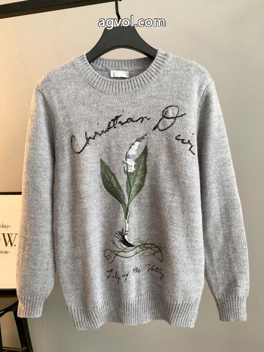 DIOR定番オールインワンチュールジャカードラウンドネックセーター_0_0