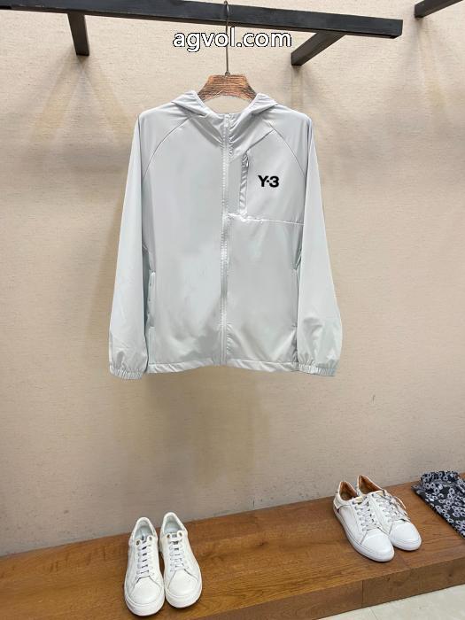 Y-3新作薄手ジャケット日焼け止めコート_0_1