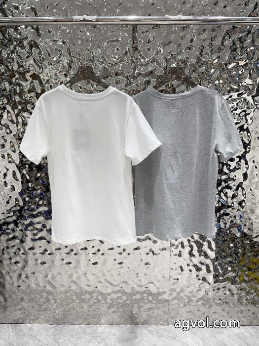 LOUIS VUITTON高級感ある今旬のシルエットバランス偽物 ブランド 販売半袖Tシャツ_0_5