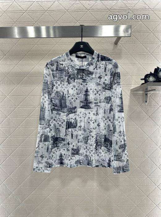 LOUIS VUITTON涼しげな印象の2025秋冬新作販売開始ブランド 激安長袖Tシャツ_0_0