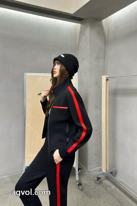 PRADA春秋新型高品質カジュアルスポーツスーツ女性 site: SML_0_2
