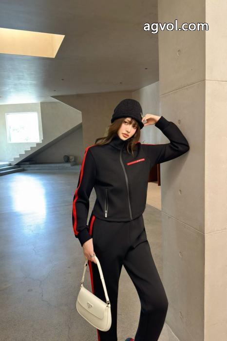 PRADA春秋新型高品質カジュアルスポーツスーツ女性 site: SML_0_3