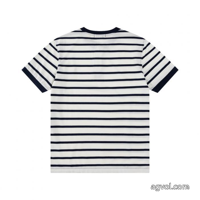 Ralph Lauren 4色スタンドカラー胸開き半袖Tシャツ_0_1
