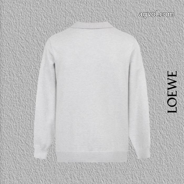 loeweファータートルネックニットカーディガンコートクルーネックセーター_0_1