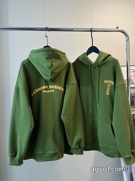 Chrome Hearts 25 SS限定フォレストグリーンのギャザーパーカー_0_1