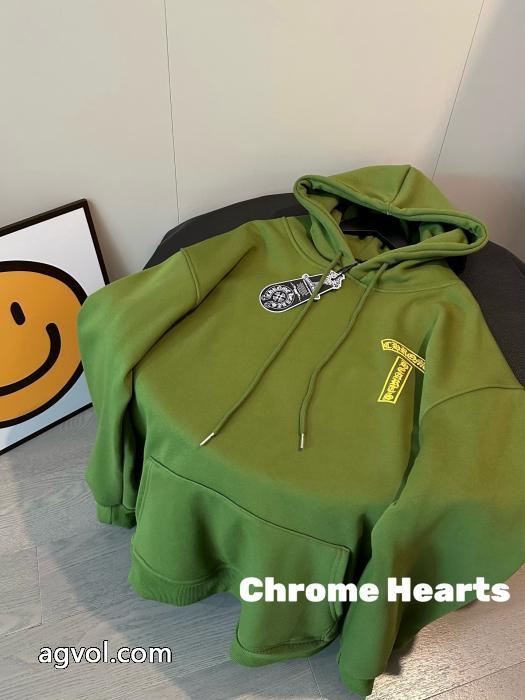 Chrome Hearts 25 SS限定フォレストグリーンのギャザーパーカー_0_3