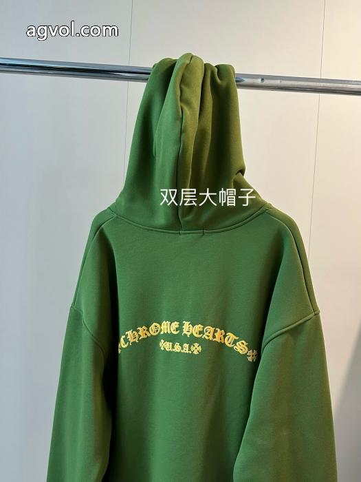 Chrome Hearts 25 SS限定フォレストグリーンのギャザーパーカー_0_4