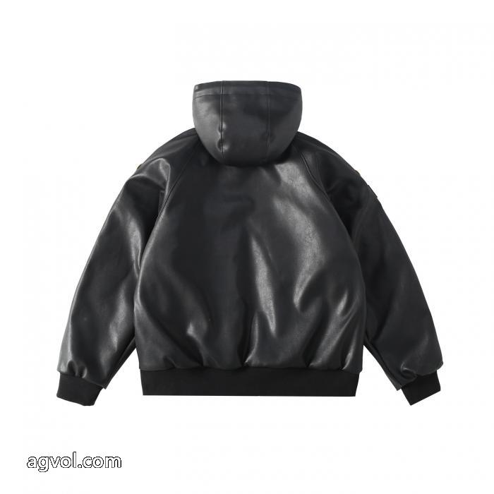 Supreme連名ロゴ刺繍布ファスナー連帽ジャケットTravis Scott同モデル_0_1