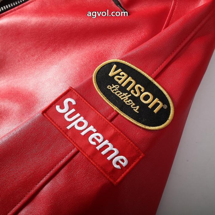 Supreme連名ロゴ刺繍布ファスナー連帽ジャケットTravis Scott同モデル_0_3