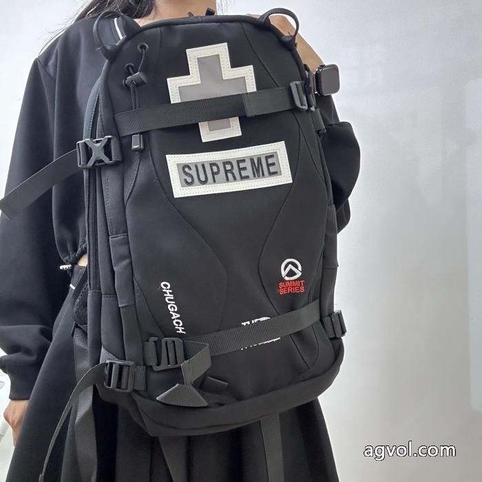 supreme連名北ショルダーバッグ高バージョンアウトドアリュック_0_2