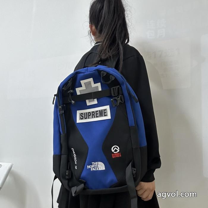 supreme連名北ショルダーバッグ高バージョンアウトドアリュック_0_3