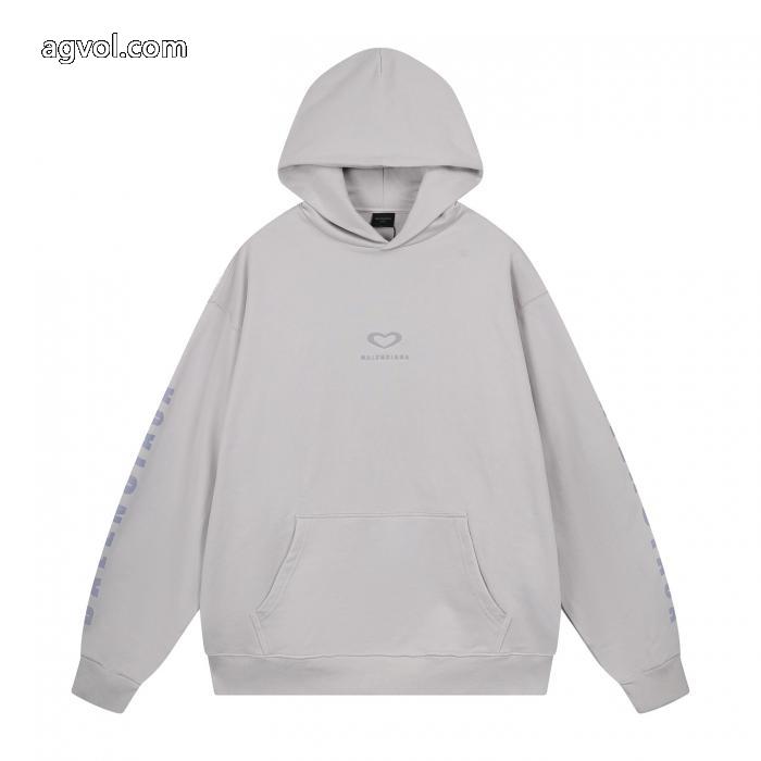 balenciagaハートロゴプリントのパーカー_0_2