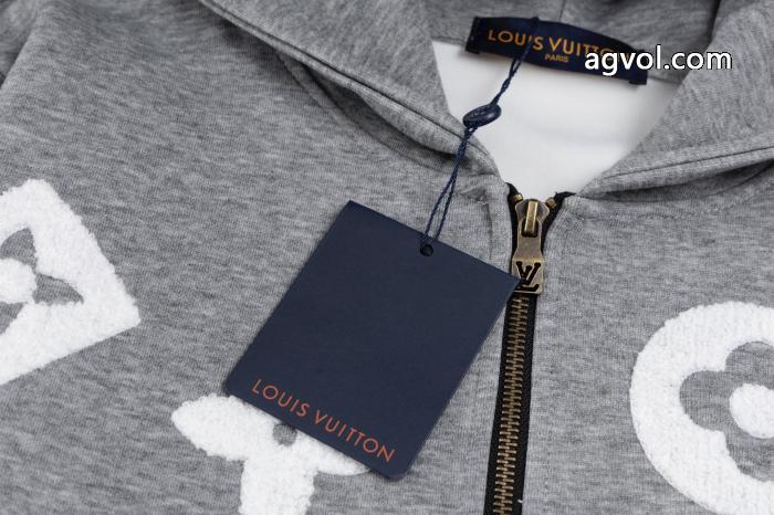 LOUIS VUITTON全身焼花歯ブラシ刺繍ロゴキャップコート_0_3
