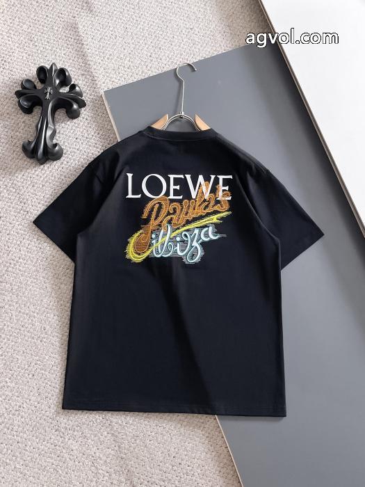 loewe経典ロゴ刺繍工芸重工芸+特殊工芸刺繍男女同型_0_2