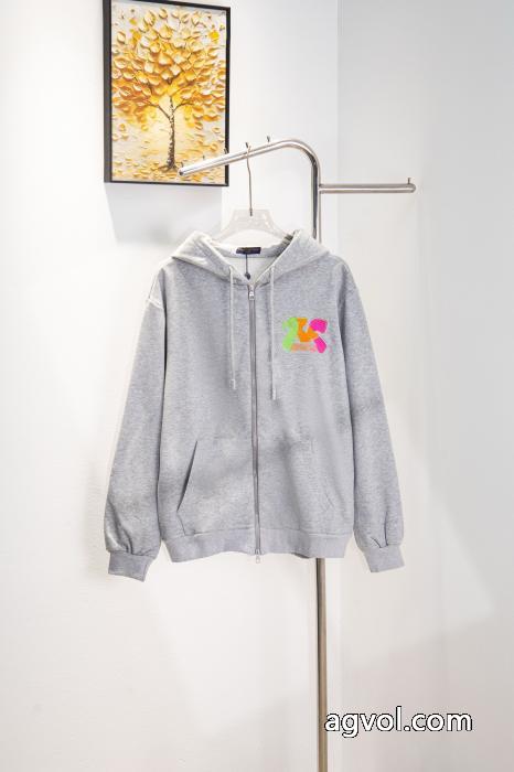 LVルイヴィトン公式サイトの幻の刺繍ジッパー付きパーカ_0_2