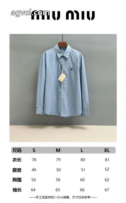長袖シャツコピー 品 販売今年風秋冬で人気の限定新作MIUMIU_0_0