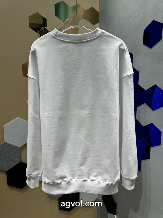 LOEWE高品質刺繍ラウンドネックパーカー_0_4