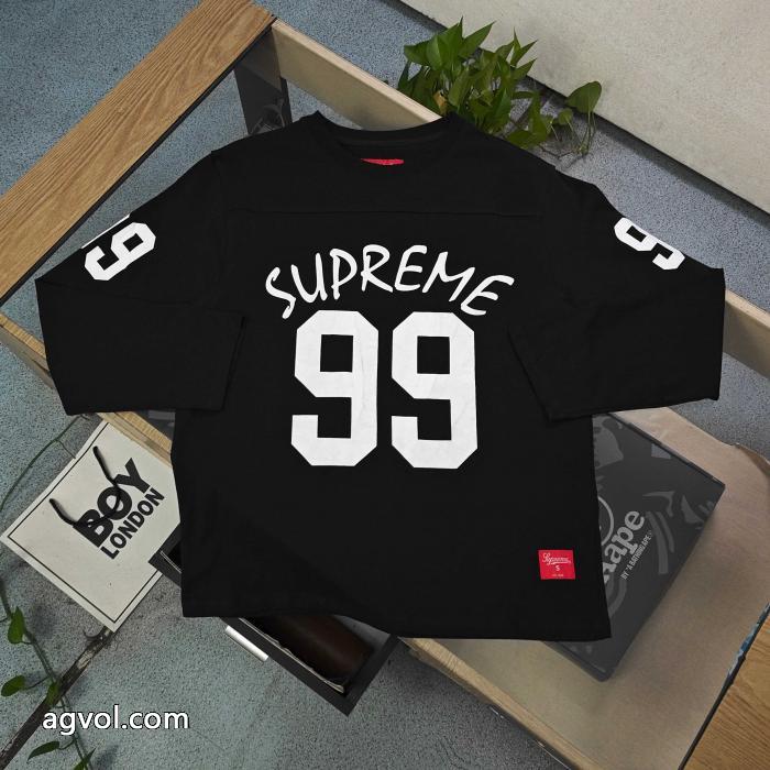 2025新作Supremeクラシック99アルファベットロゴプリントカジュアルカップル長袖Tシャツ_0_2