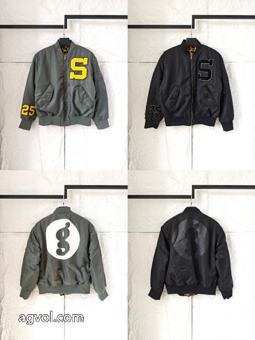 Supremeアップリケロゴ柄ジッパー開閉長袖ジャケットジャケット男女同型_0_3