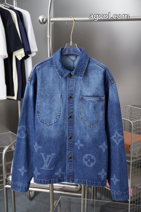LOUIS VUITTON高バージョン春春モデルジャカードデニムコート_0_3