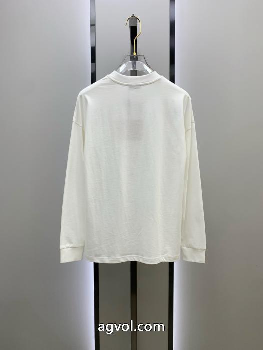 miumiu25ss秋の新作トレードオーダー丸首長袖タイツ長袖Tシャツ_0_1