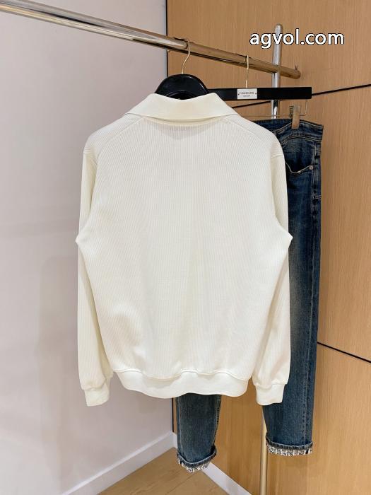 BURBERRY新作秋冬カジュアルニット開襟セーター_0_4