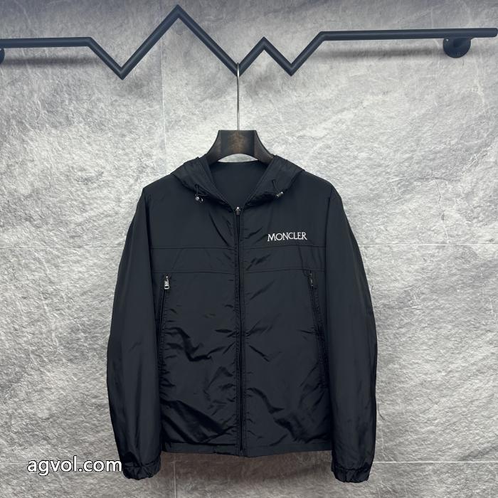 MONCLER2025新作刺繍リボンリバーシブルペアコート_0_0
