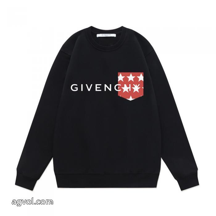 Givenchy秋冬新作星柄ロゴプリントパーカー男女同型_0_1
