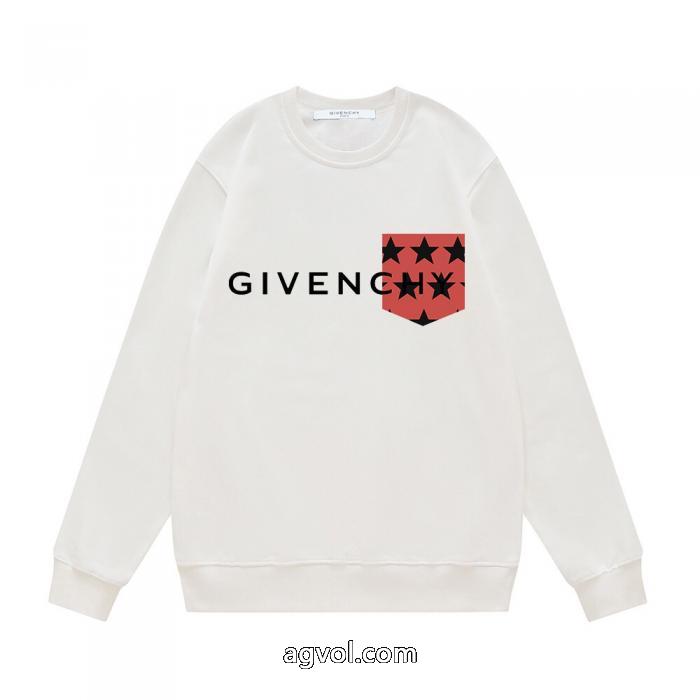 Givenchy秋冬新作星柄ロゴプリントパーカー男女同型_0_2