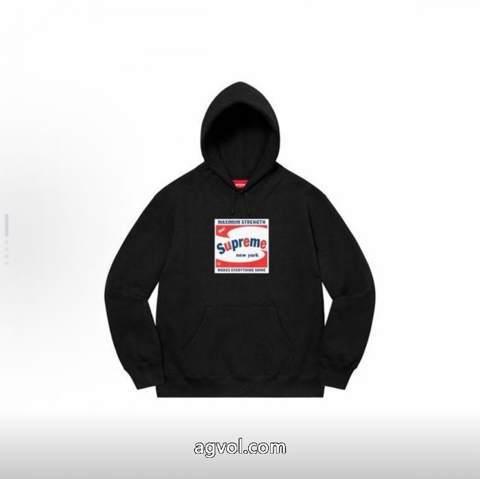 Supremeアルファベットロゴプリント連帽にスエードのアメリカントレンドパーカー_0_1