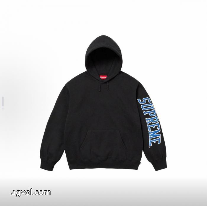 Supremeアメリカントレンドキリンアームロゴプリントドローキャップパーカー_0_1