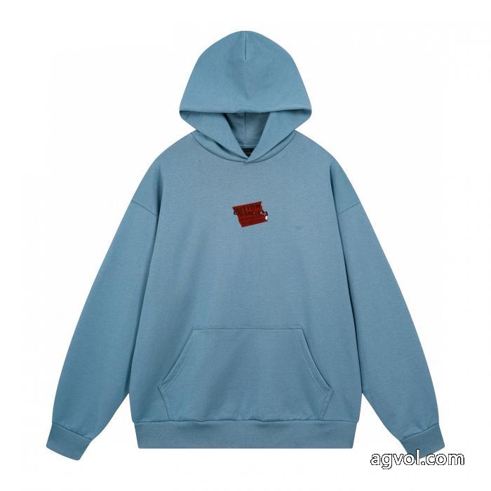 balenciaga2025秋冬新作前後アルファベットLOGO刺繍テープ粘着キャップパーカー_0_2