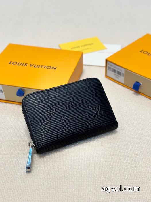 LOUIS VUITTONクロスファスナー小容量小銭入れ折りたたみ飛行機ケース_0_4
