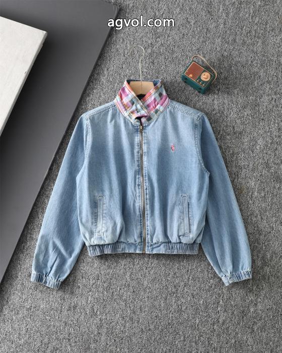 Polo Ralph Lauren春と秋の女性のデニムジャケット_0_0