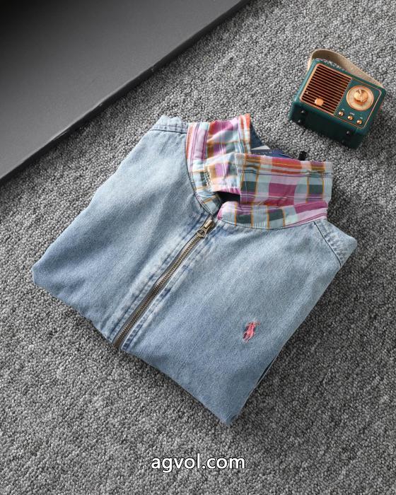 Polo Ralph Lauren春と秋の女性のデニムジャケット_0_1