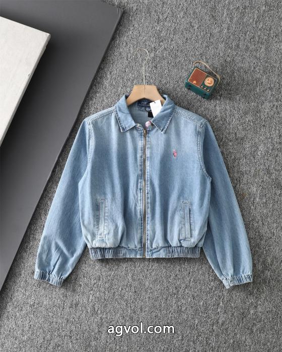 Polo Ralph Lauren春と秋の女性のデニムジャケット_0_2