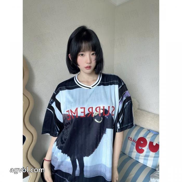 Supreme25SSヤギヒツジ半袖Tシャツ男女同型_0_0