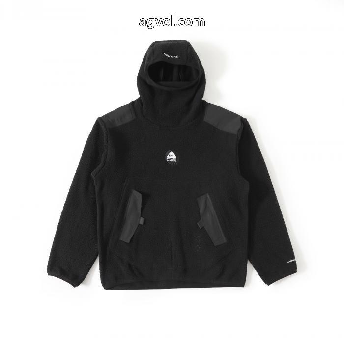 男女同型Supreme FW 22連名ACG Fleece Pulloverヘッド振り粒ダウン パーカー_0_1
