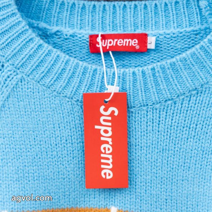 supremeペンタゴンキルティングニットロングセーター_0_4
