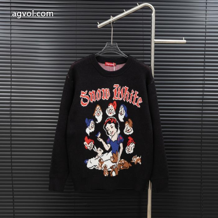 SUPREMEグリム童話白雪姫小人ニット長袖セーター_0_2
