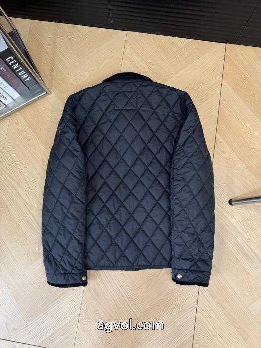 Ralph Lauren定番のオールドマネー風スタッズ菱格レトロコットンジャケット_0_0